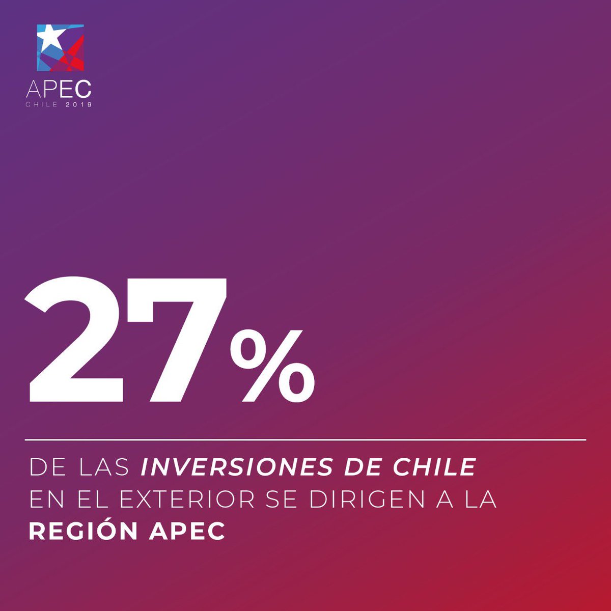 APECChile2019's tweet photo. El crecimiento de las exportaciones chilenas gracias a APEC se ha multiplicado 9 veces desde el ingreso en 1994, beneficiando potentemente a cientos de miles de chilenos y chilenas #APECChile2019 #APECPyme2019 #APEC https://t.co/lkQlTWctu8