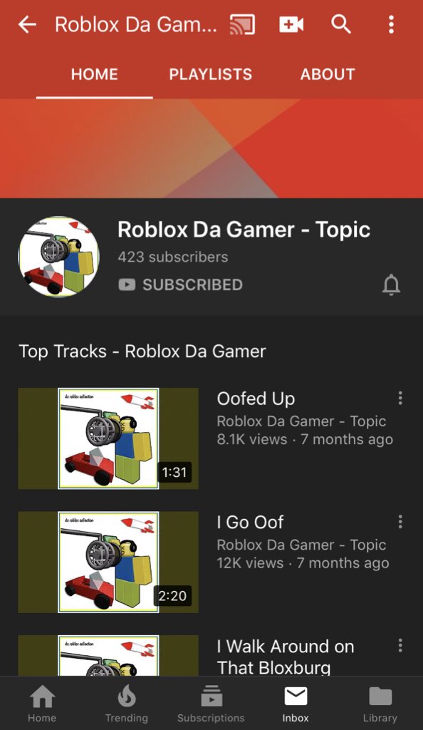 Roblox Da Gamer Oofed Up