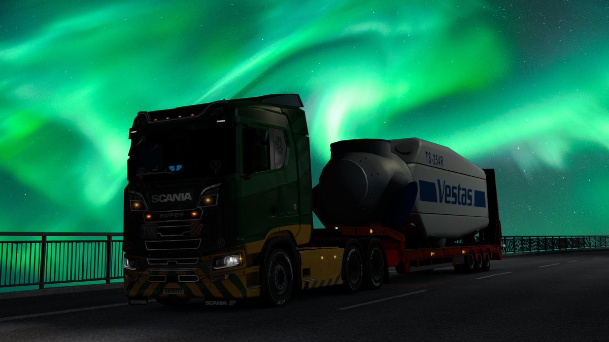 Chujownik's tweet photo. Just amazing 😍

@SCSsoftware #EuroTruckSimulator2 #AURORA https://t.co/JpLNSMXhoX