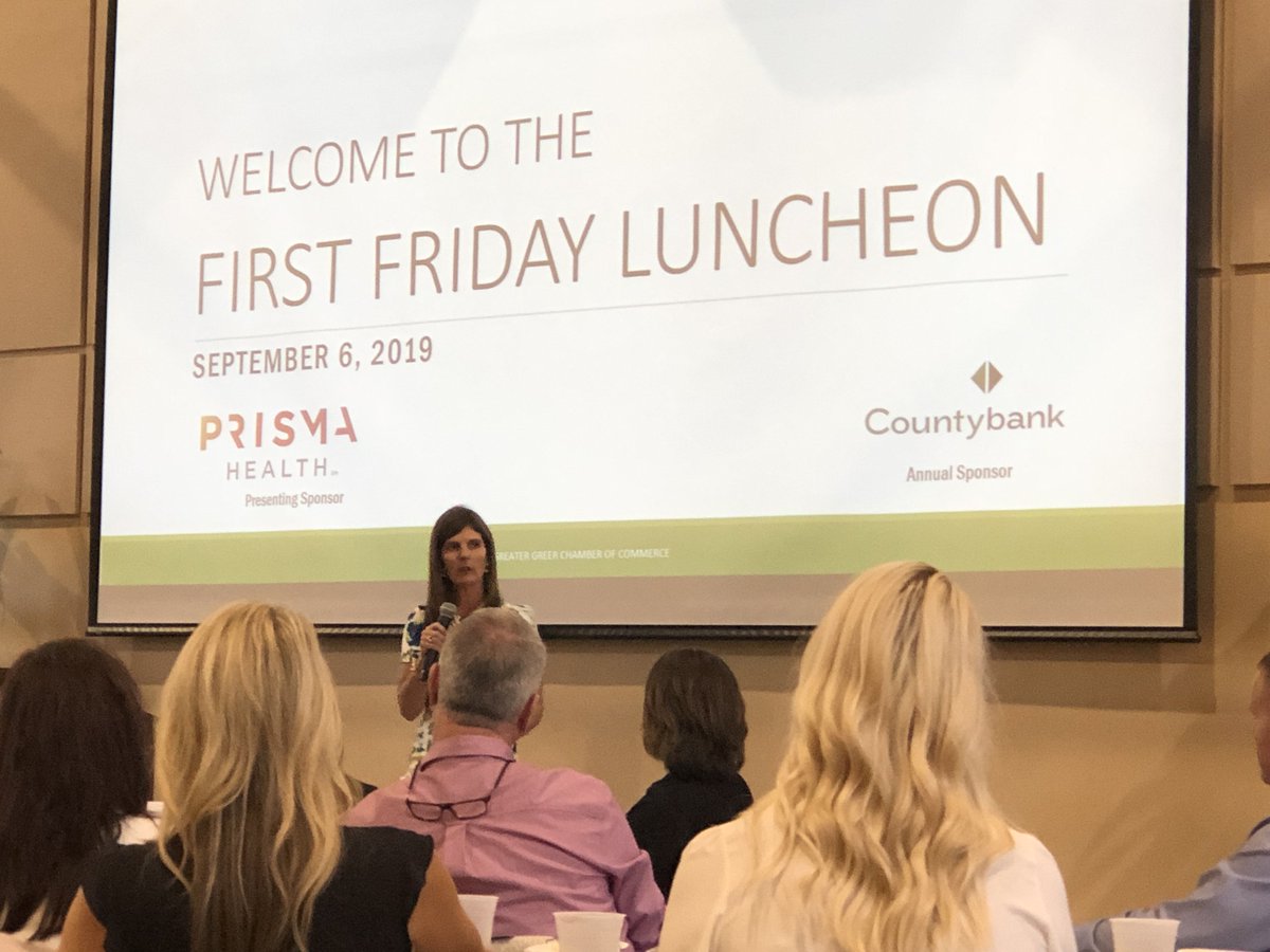 FourMProperties's tweet photo. First Friday Luncheon with Lt Governor was time well invested

#GreerSC #4MPropertyManagement #WeLoveGreer #GreerChamber #GreerStation #PalmettoPride https://t.co/8fTseePS6G
