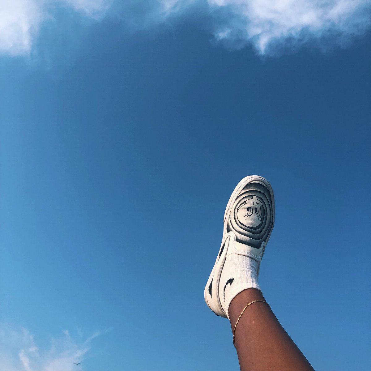 Walking on the sky is better #shoeart