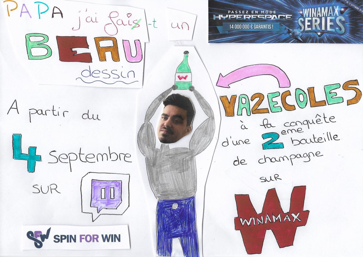 📢 Mesdames et Messieurs, ce soir encore, pour notre plus grand bonheur, retrouvez Léo - Ya 2 écoles sur twitch 

▶️ twitch.tv/spinforwin