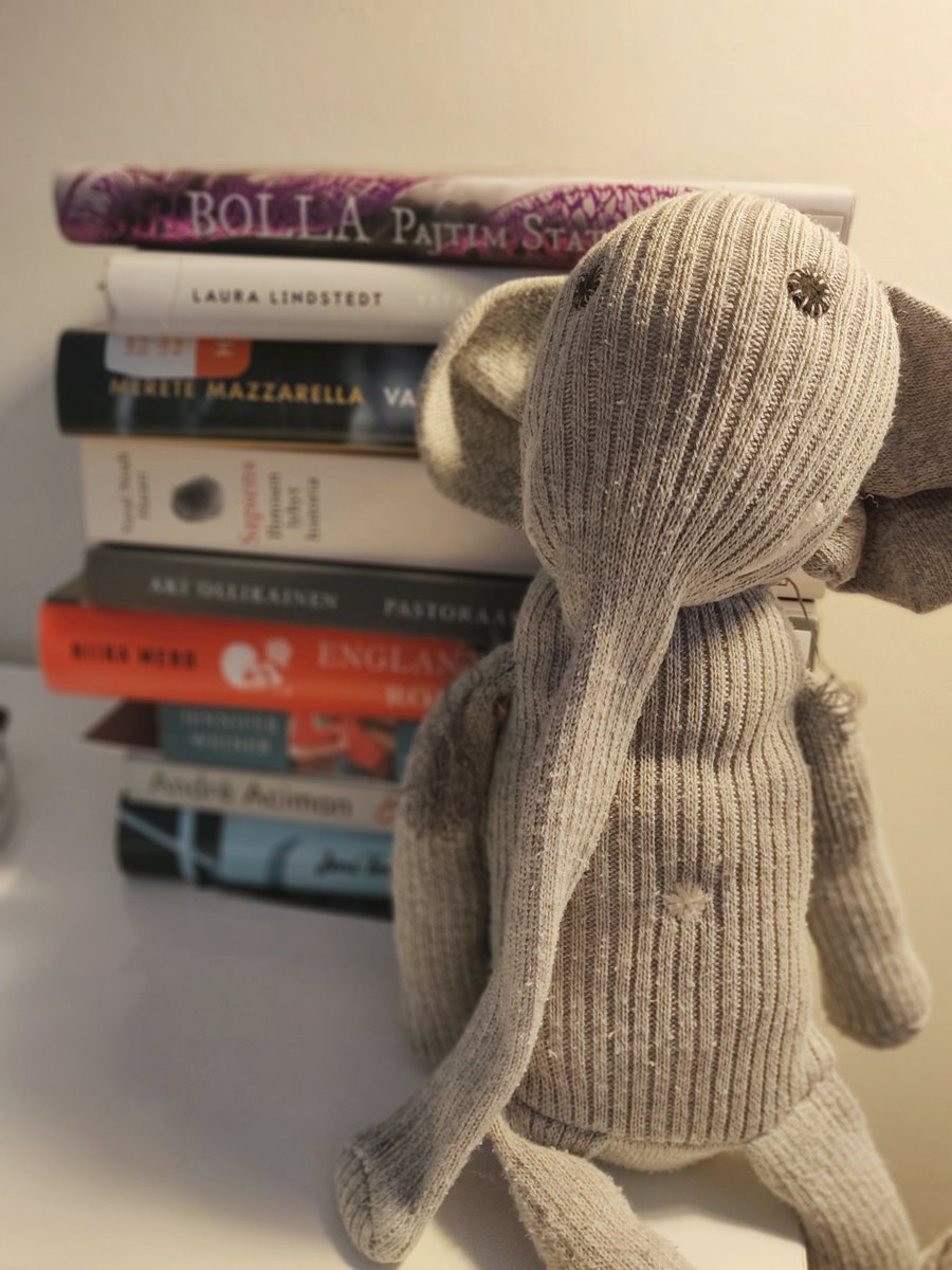Aeignatius's tweet photo. Valmiina lukutuntiin! Saatan tarvita toisenkin. #readhour #WorldLiteracyDay https://t.co/aoX4klvAuT