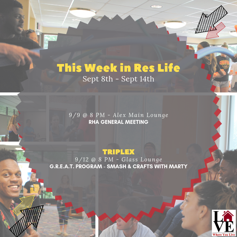 GMercyUResLife's tweet photo. Check out what's happening This Week in Res Life. #TWIRL https://t.co/FWoOyzA6OO