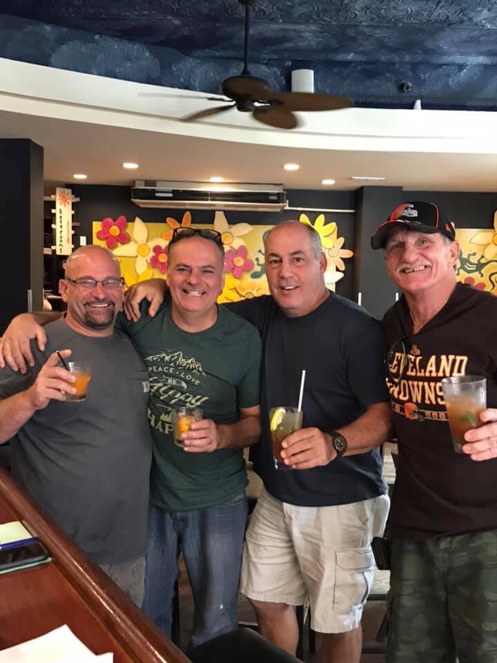 Yearly traditional visit from these fun guys!! Always 1 day before Browns opening day! Go Brownies! And great to see you guys! 🏈