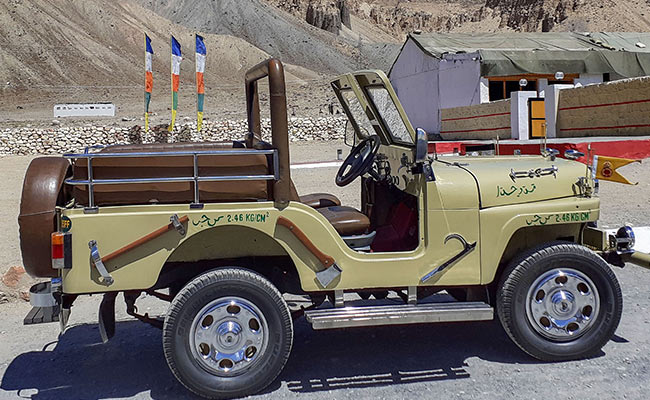 Ndtv On Twitter Jeep Captured From Pak In 1971 Stands As War Trophy In Leh Army Camp Https T Co K3qvpih6dy