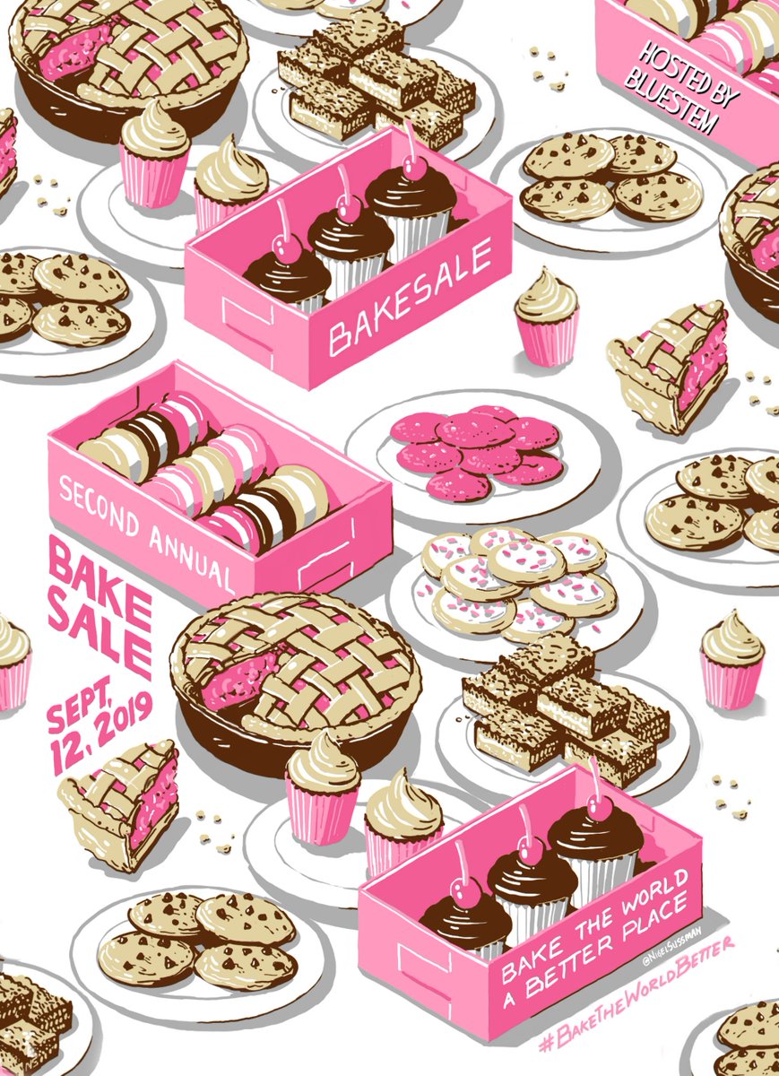 Join us to #baketheworldbetter on Sept. 12 at @bluestemsf’s Bake Sale benefitting @CUESA’s Foodwise Teens! TICKETS:  bakesale2019.eventbrite.com