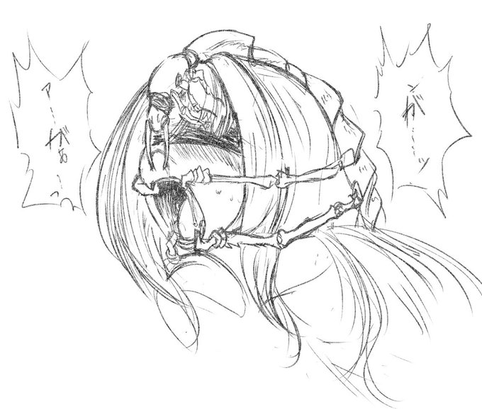 口固定と鼻フックを同時に出来る蟲君描いてたらこんな時間やでワシ 