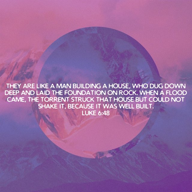 TomAConnelly's tweet image. Sometimes we have to dig deep to see what is at our core, our foundation. Look beyond the mirror, beyond the reflection, deeper than the facade and go to the heart. Are you prepared for the storm?   Build your life on the rock! #churchnotes ⁦@clintsylvester⁩