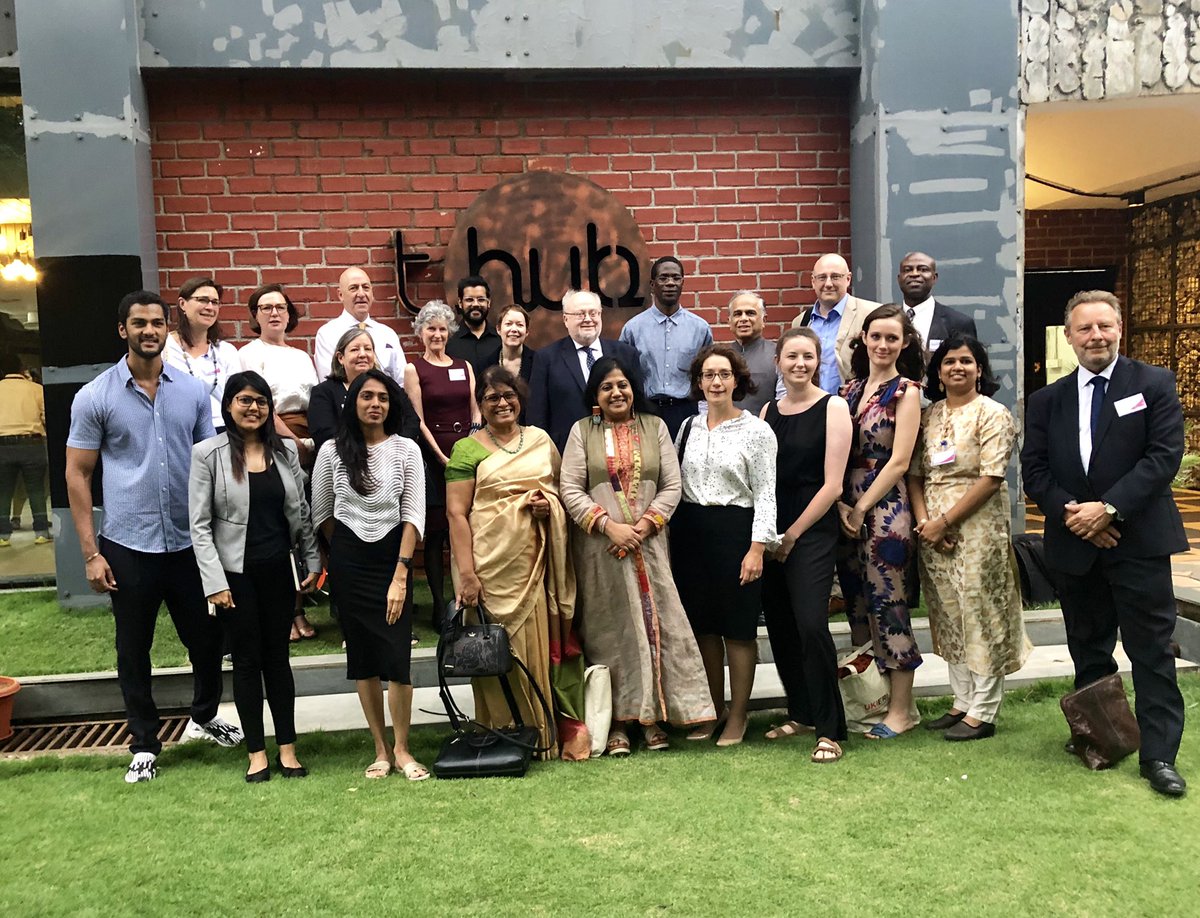 JanakaP's tweet photo. What an honour &amp; privilege to listen 2 #AjitRangnekar, his passion &amp; vision is astounding! Our #UK VCs &amp; @inBritish team had a great time @THubHyd &amp; #RICH meeting w/#startups &amp; #innovators to discuss collaboration. #UKIERI #FutureEd #InnovationIsGREAT @UKinHyderabad @HiHyderabad https://t.co/NoordZX4Zl