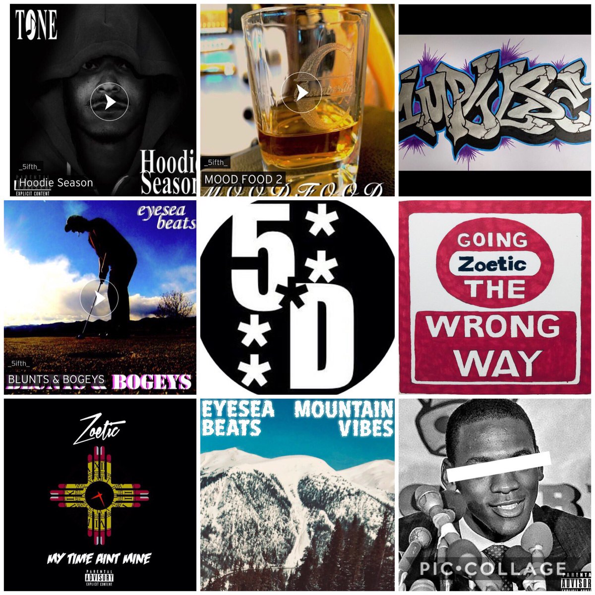 5thDimensionLC's tweet photo. This is all of the music the 5D team has put out since November! And we ain’t done yet!! https://t.co/B0F9jTLyyE