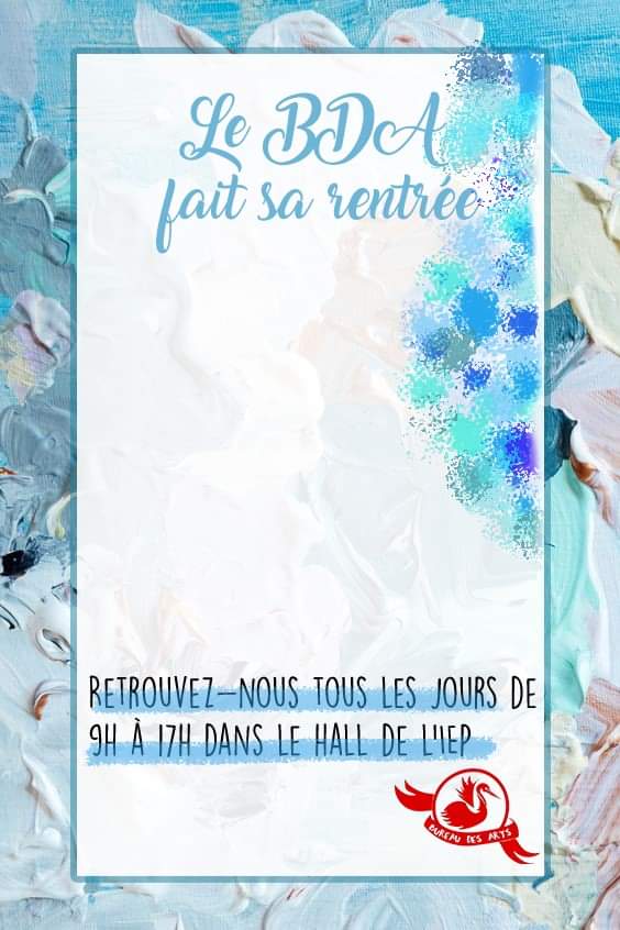 Brigitte fait son come-back à L'IEP, plus en forme que jamais. Et ça commence dès demain à 9h !!
Le BDA sera là pour vous accueillir comme il se doit ❤️