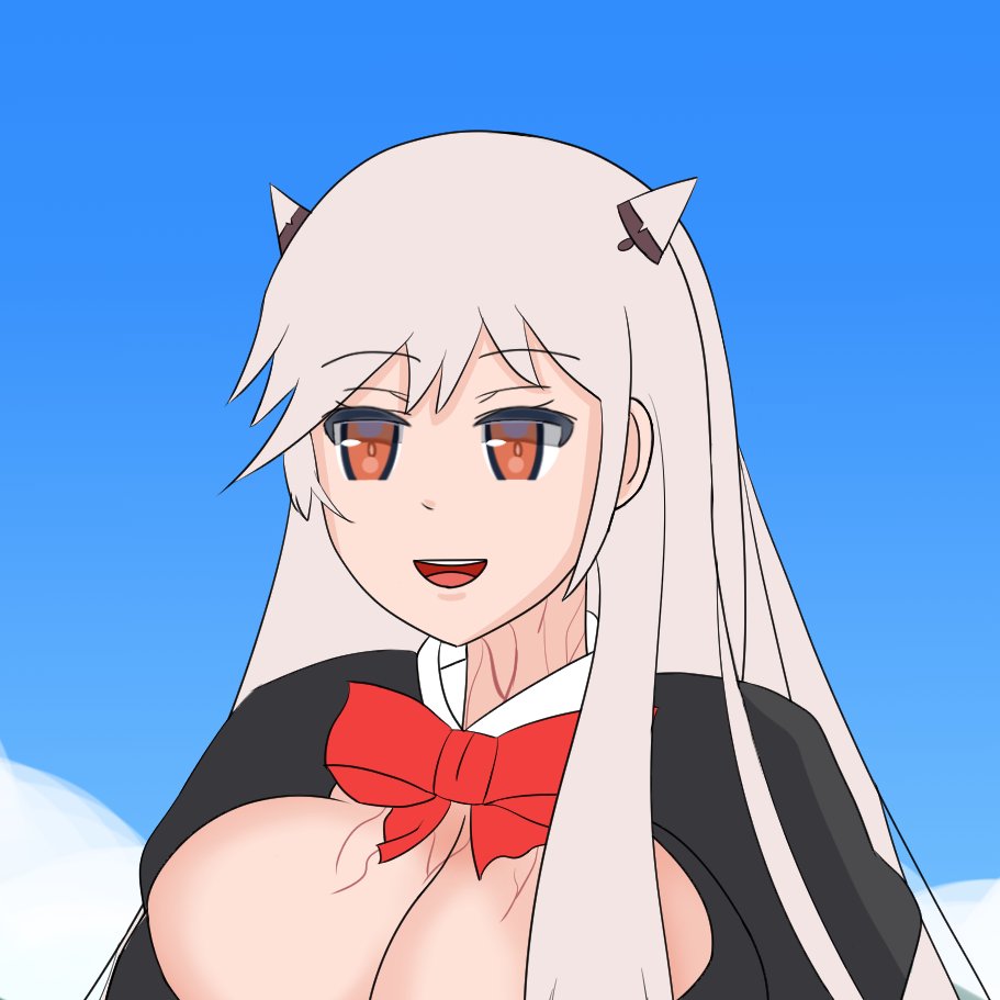 今描いてる途中なんですが、全部胸が大きいイラストばかりでごめんなさいm(_ _)m; 