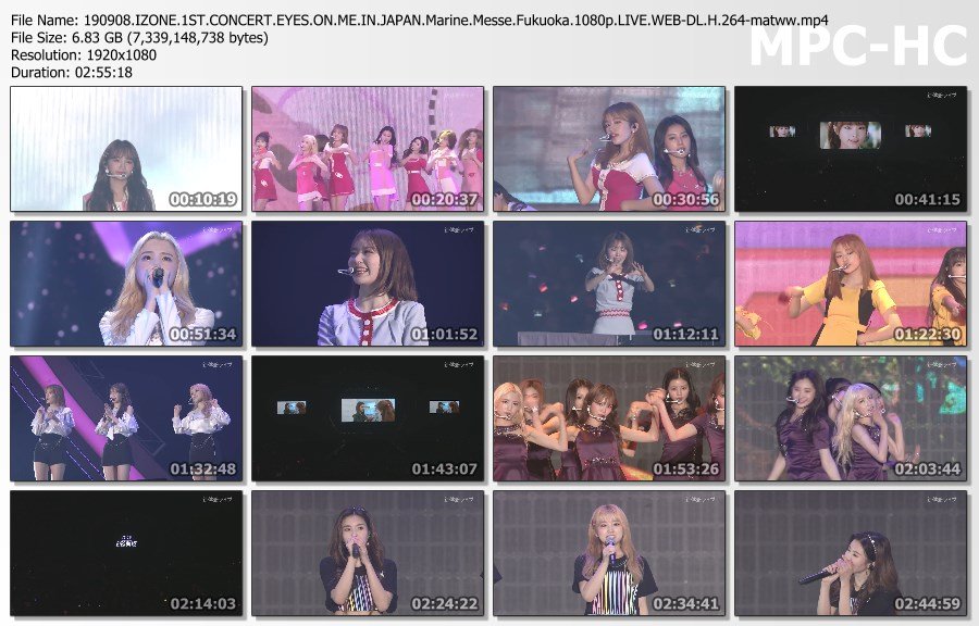 matww1008's tweet photo. IZONE 1ST CONCERT [EYES ON ME] IN JAPAN Marine Messe Fukuoka Performance (FULL) / 190908

1080p: https://t.co/rve0KJpAb5

Notes
- Full Fixed Version
- Minor frame skipping here and there (barely noticeable) 
- Replay version available on 190918

#IZONE #IZONE1stConcertinJapan https://t.co/o1XE9ieDPy