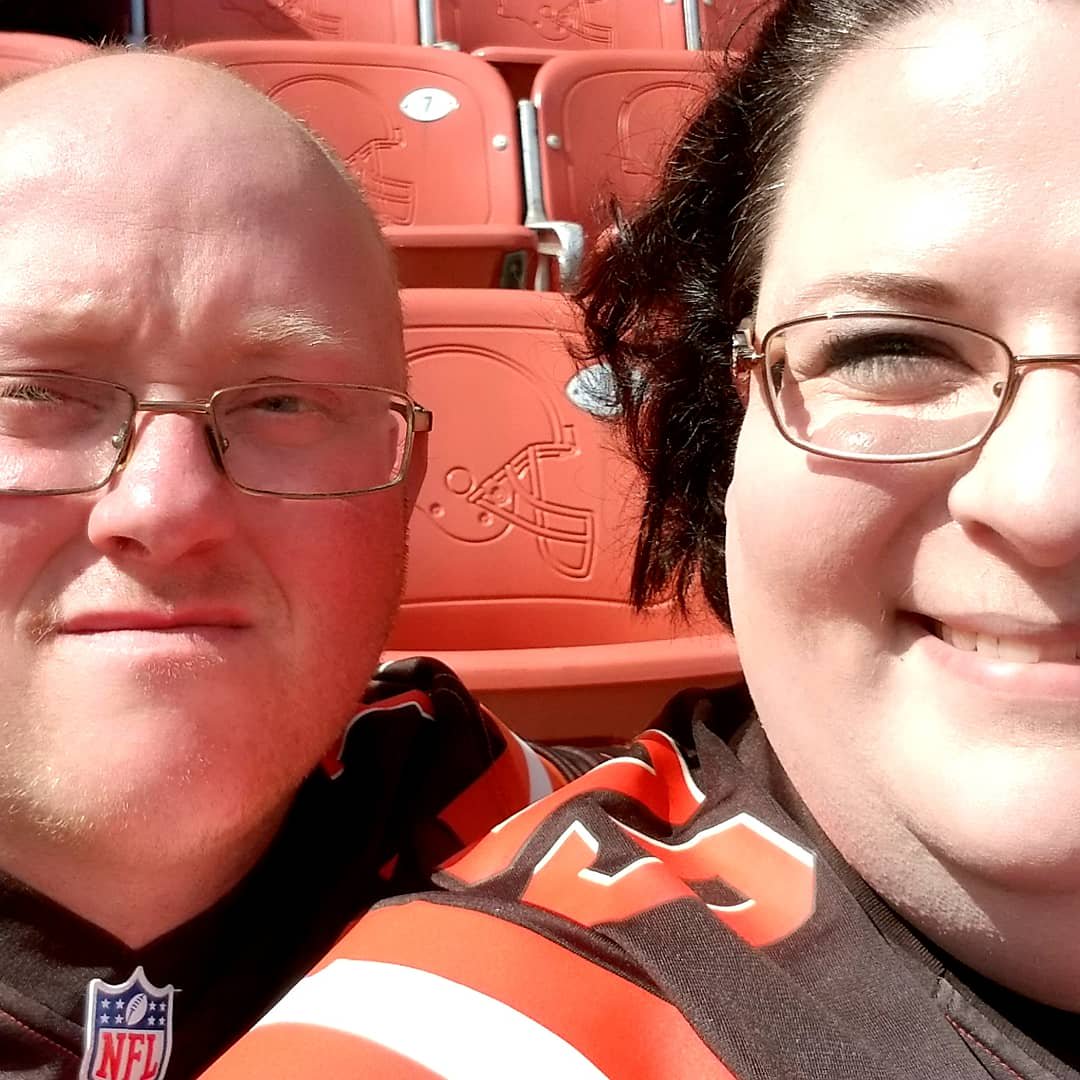 MLGammella's tweet image. @Browns cannot wait for the game to start!! Go Browns!! #TENvsCLE #section146