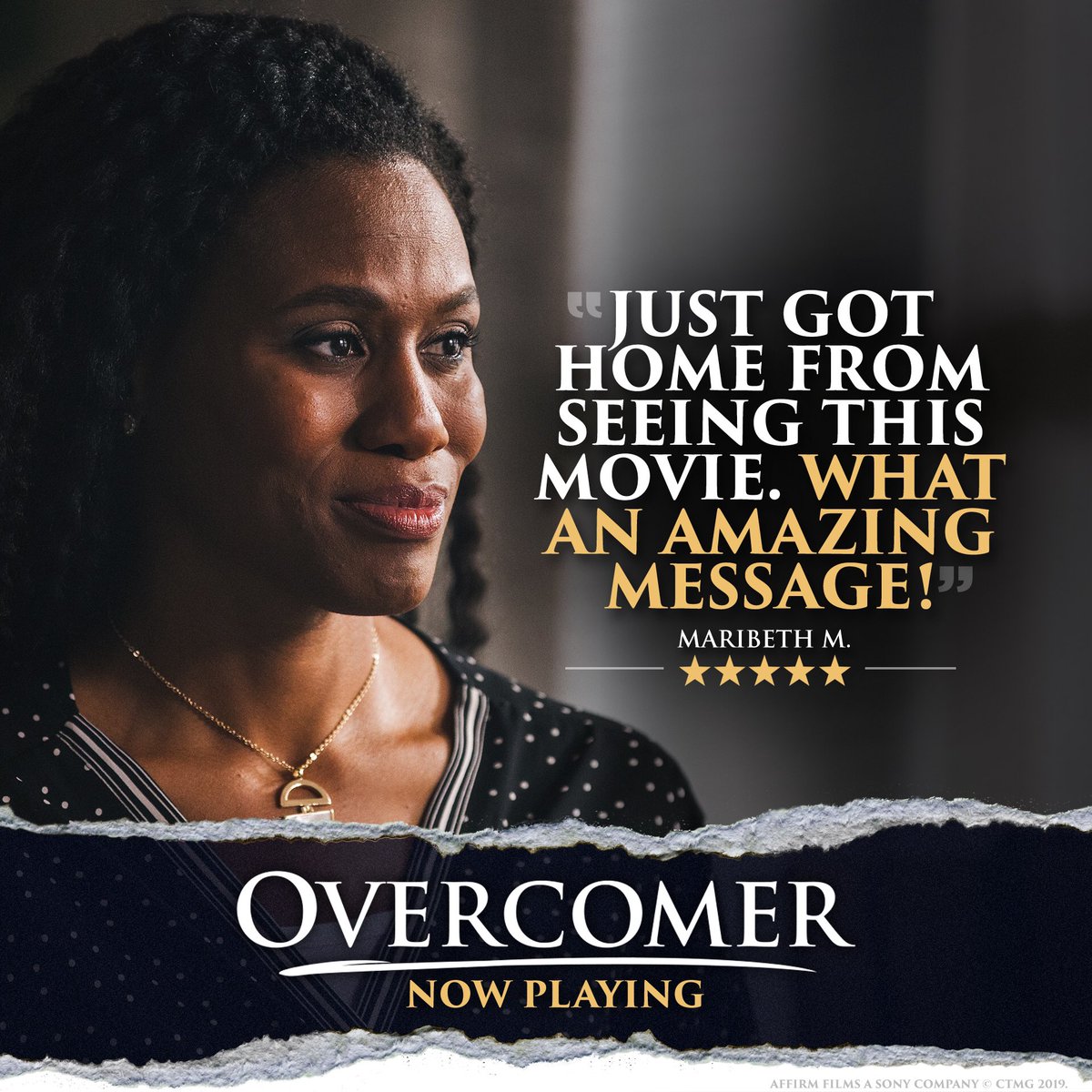 Movie Overcomer Playing
