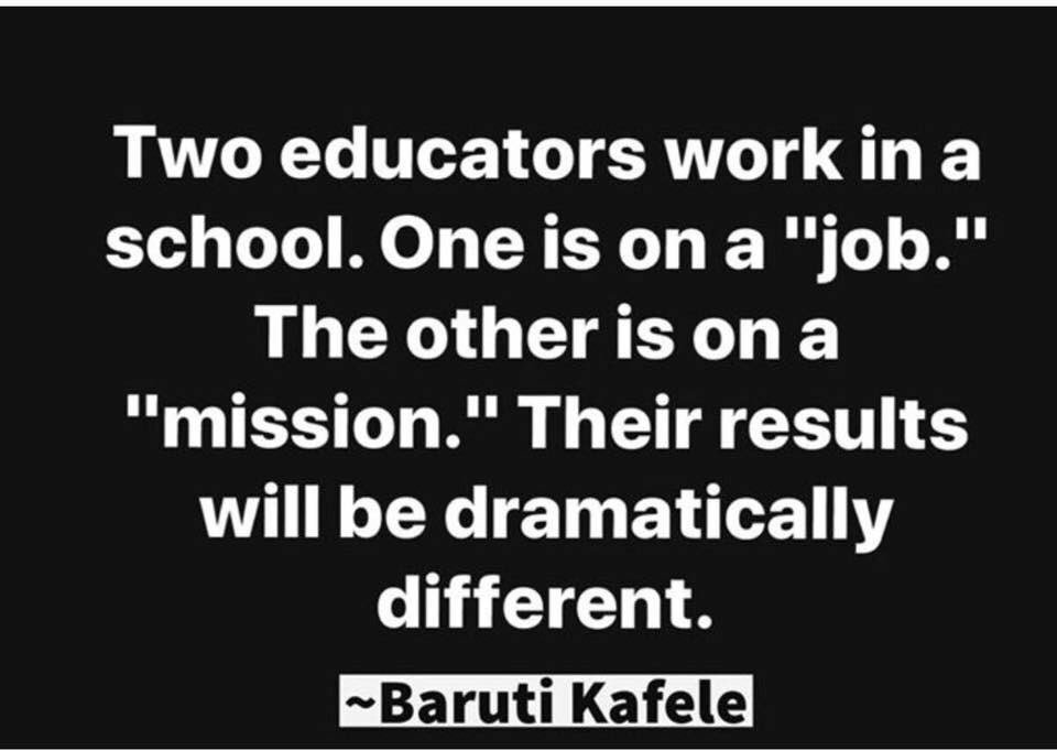 LisaPearceEdS's tweet photo. This picture speaks to me! Might have it printed and framed! Thank you @PrincipalKafele https://t.co/mX67v19qzA