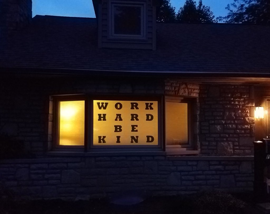 Barrington Bobcats (@barrbobcats) on Twitter photo To start the school year, one of our Barrington families decorated the front window at their home with our motto “Work Hard Be Kind”! Love the shared language and messages between school and home ❤️ <a href="/UA_Schools/">UA Schools</a> To start the school year, one of our Barrington families decorated the front window at their home with our motto “Work Hard Be Kind”! Love the shared language and messages between school and home ❤️ <a href="/UA_Schools/">UA Schools</a>