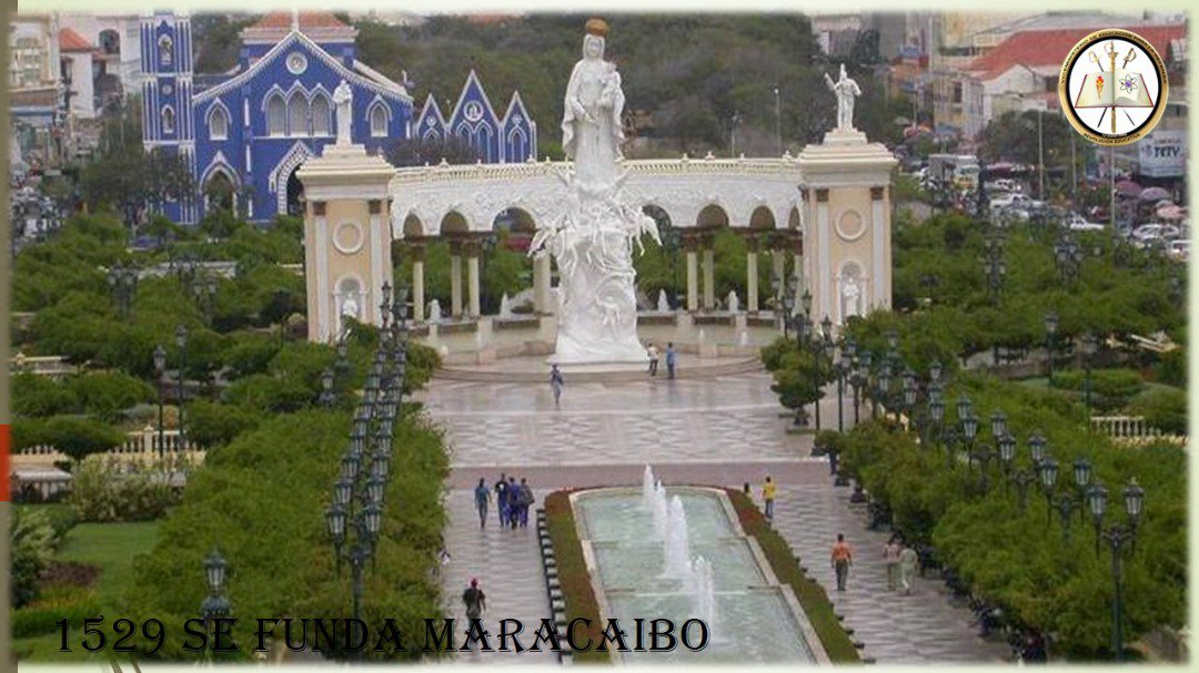 #8Sep de 1529 se funda la ciudad de #Maracaibo, ciudad llena de color y calor humano. Hoy cumple 490 años y a pesar de los años aún predominan muchas características propias de siglos pasados, lo más resaltante es su lenguaje y  espontaneidad de su gente  
#MotorEducativoMilitar