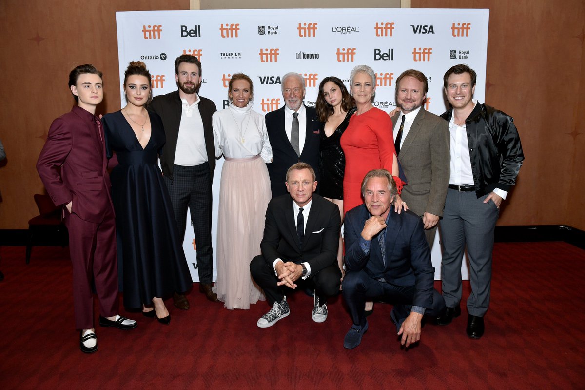 The knives came out last night at the #KnivesOut World Premiere at @Tiff_Net!