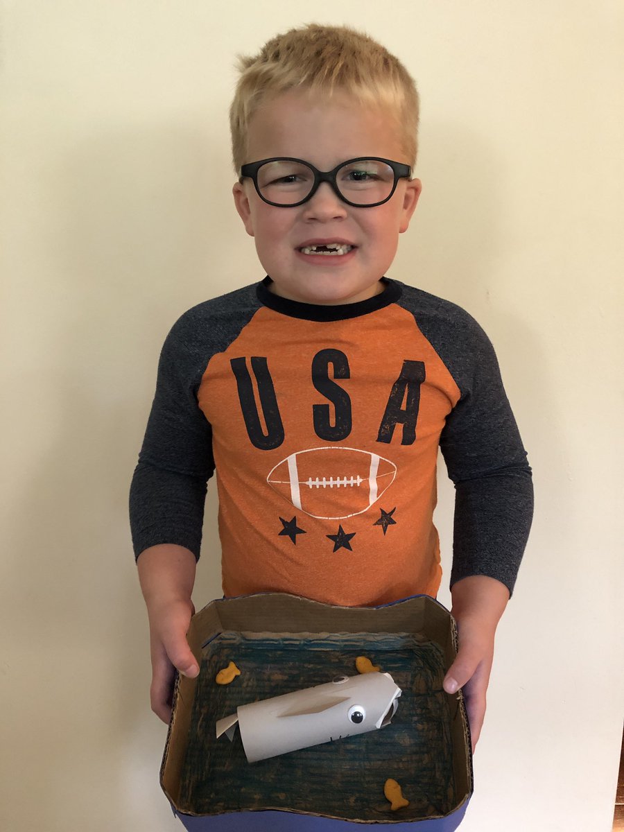 SwedbergsRead's tweet photo. After reading Shark Lady The True Story of How Eugenie Clark Became the Ocean’s Most Fearless Scientist by @Jess_Keating with his Kindergarten class, Charlie wanted to make a Nurse shark to display in the LC with @beebegoffK5. #OBOS. 👩🏻🔬🦈 #BeebeReads 📚 https://t.co/OgIzjKYDul