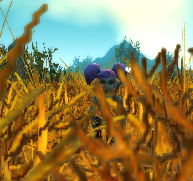 RoxieSkjaldmaer's tweet photo. Someone cut the grass in Westfall please #GnomeProblems #WoWClassic https://t.co/Vd0UGs2DAZ