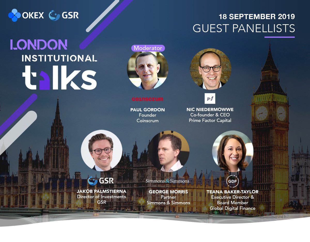 GDF is pleased to join @OKEx and <a href="/GSR_io/">GSR</a> at their upcoming Institutional Talks event on 18 Sep with <a href="/coinscrum/">Coinscrum | 1st UK Bitcoin Community '12</a>, <a href="/PrimeFactorCap/">Prime Factor</a> &amp; @SimmonsLL

Join us for an insightful discussion on the #Regulatory Landscape for Institutions in #crypto

🎟eventbrite.com/e/okex-gsr-ins…