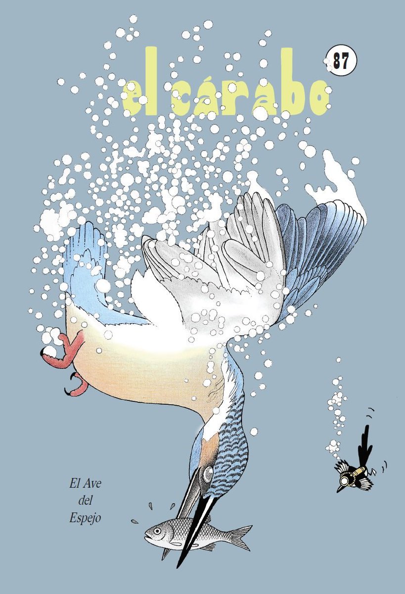 Elcárabo# 87
"el ave del espejo"
Una Urraca vecina del Martín pescador nos cuenta su vida de Martín,”el pájaro que mejor pesca”, según votación popular de los habitantes del río. Su plumaje azul y rojo surca a toda velocidad los rios:
Consiguelo: elcarabo.com/producto/no-87…