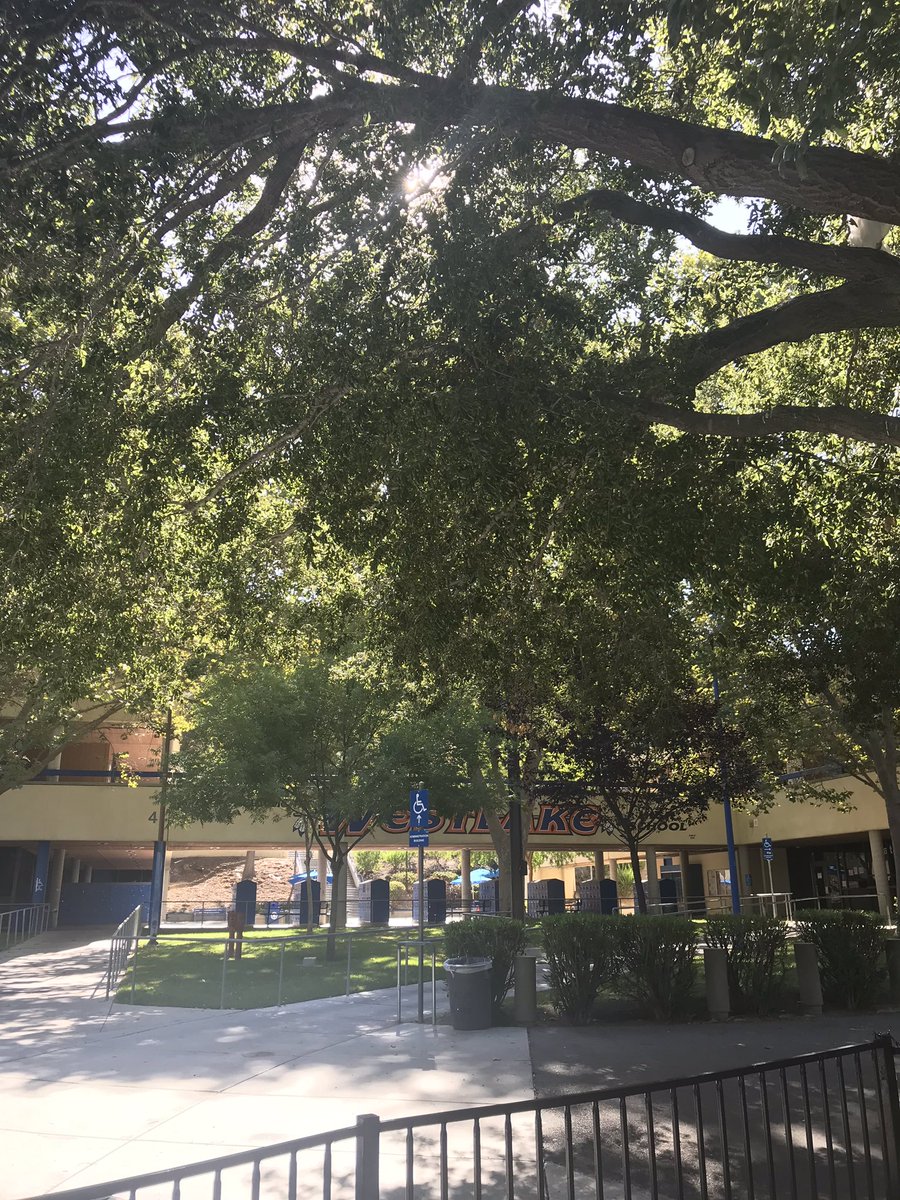 Such a beautiful place to call home. #WestlakeHighSchool #WarriorCountry #PeacefulCampus #SundayPrep