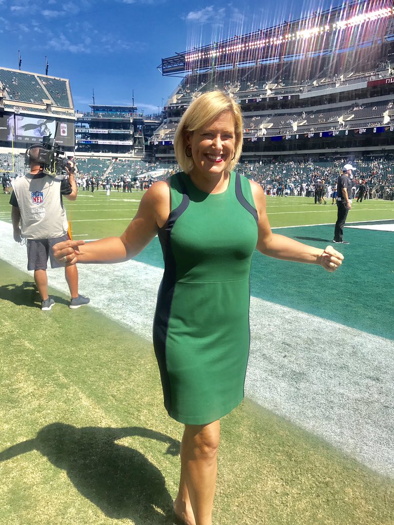 You've all asked, YES I'm wearing the Lucky Green Dress It's a little  ratty but still fits, it's clean, and it's ready to bring us some wins this  year! #LuckyGreenDress #FlyEaglesFly #Eagles @