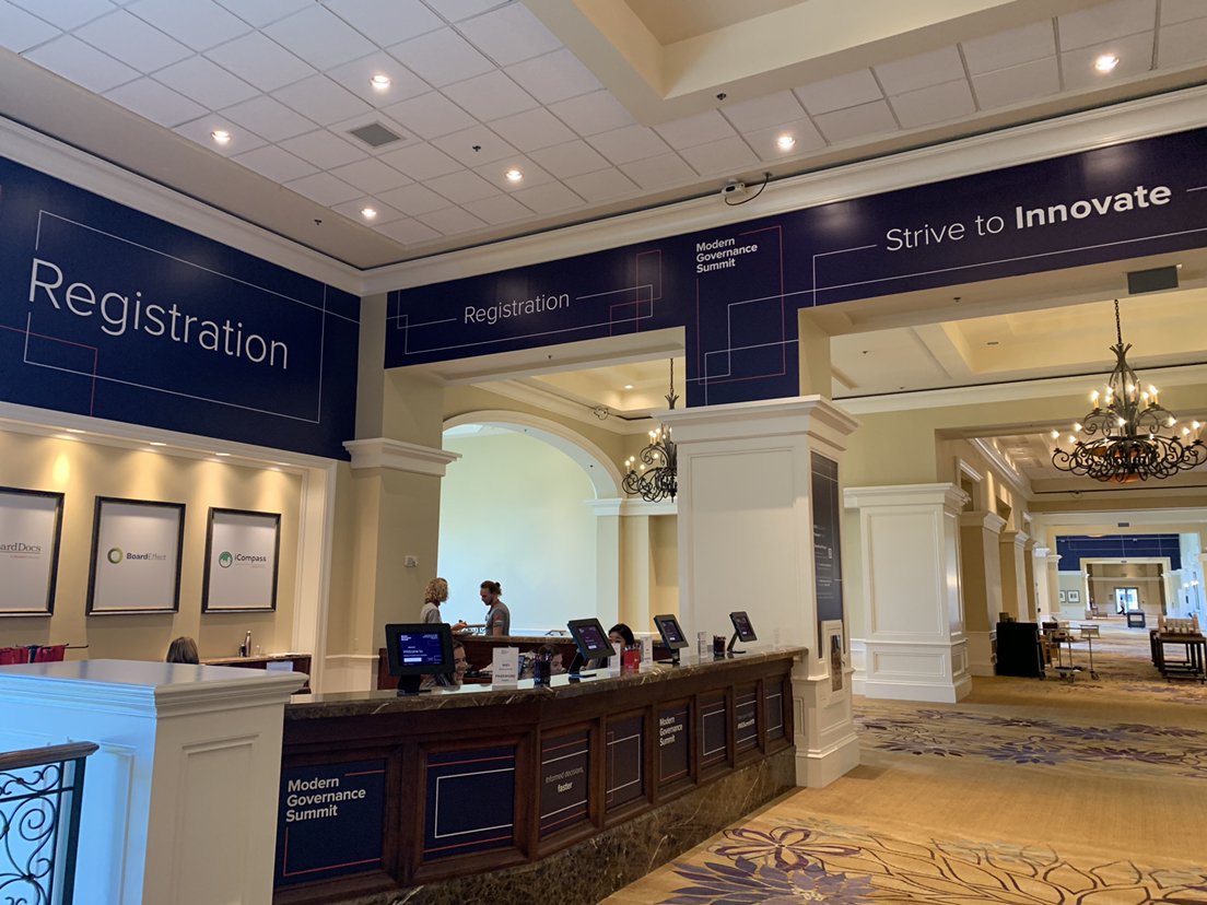BoardEffect's tweet photo. The time is finally here! We are SO excited to kickoff the Modern Governance Summit here in Orlando! #MGSummit19 #modernboards https://t.co/gau9R93i8e