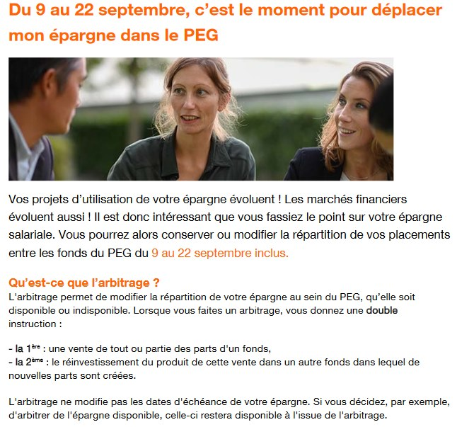 Cafedesagrumes's tweet photo. Hello, petit pense bête pour ceux qui voudrait #arbitrer leur #fond du #PEG #placement #épargne #Retraite #Orange  #amundi #action https://t.co/9RAbWFFHpY