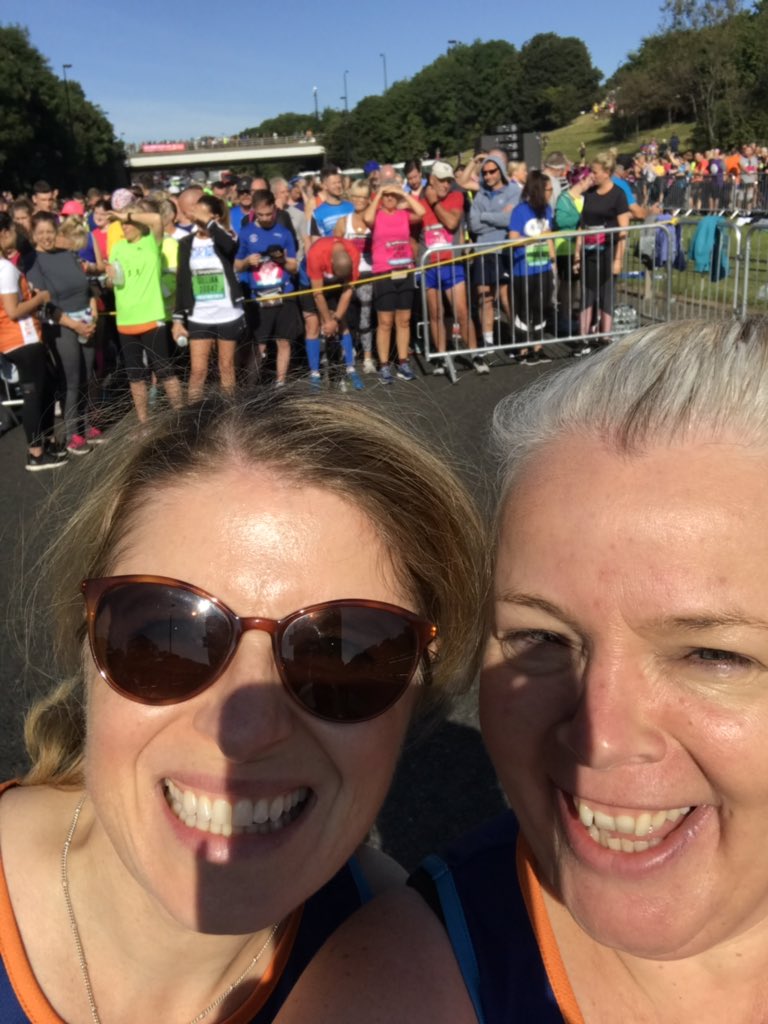 Here we are at the start of the race 👍