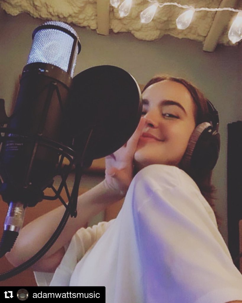 Big thanks superstar actress @baileemadison and producer, songwriter, and musician <a href="/adamwattsmusic/">Adam Watts</a> (<a href="/switchfoot/">Switchfoot</a>, Demi Levato, <a href="/kellyclarkson/">Kelly Clarkson</a>) for this #SphereL22 shot. We can't wait to see and hear what they've been creating in the studio for a yet to be announced musical film.