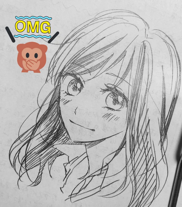 久しぶりにシャーペンで絵を描いた…
紙の摩擦ってこんなに手に来るものだっけ……… 