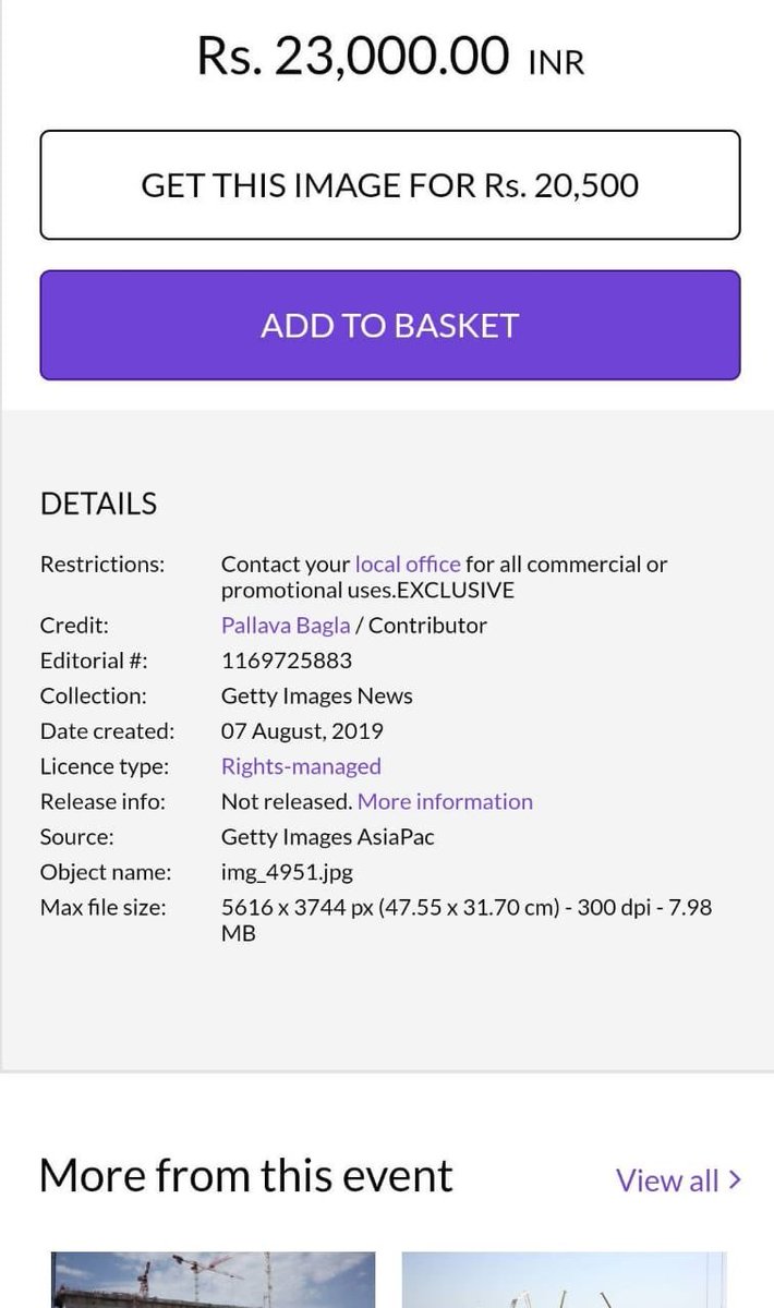 pallavict's tweet photo. #PallavBagla was selling pictures of our @isro scientists on #Getty images at a big price

How &amp; why was he allowed?

Isn’t it a #securityRisk with a lot of our scientists dying in mysterious circumstances ? 

@AmitShah @AmitShahOffice

#ISRO https://t.co/DH0y8gc4Yi