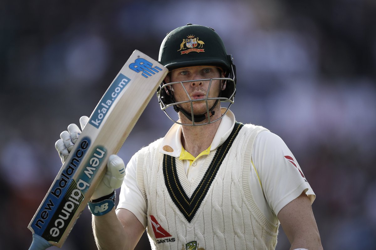 cricketcomau's tweet image. Steve Smith is the Player of the Match at Old Trafford. Another fair shout #Ashes