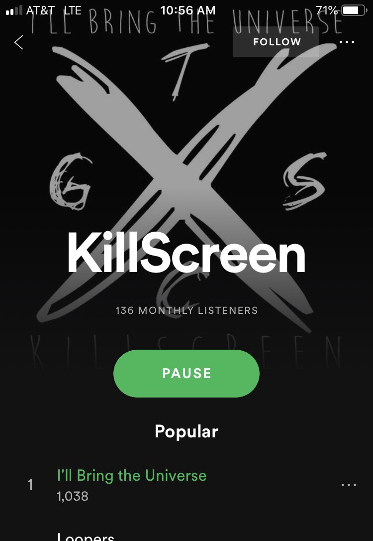 killscreenNY's tweet photo. Big thanks to everyone who has streamed “I’ll Bring The Universe” the past couple days. Y’all help us hit 1k streams! Let’s keep it going, link in bio. Maybe we should just fuck around and drop an EP 🤔😤 https://t.co/pUsErA37lD