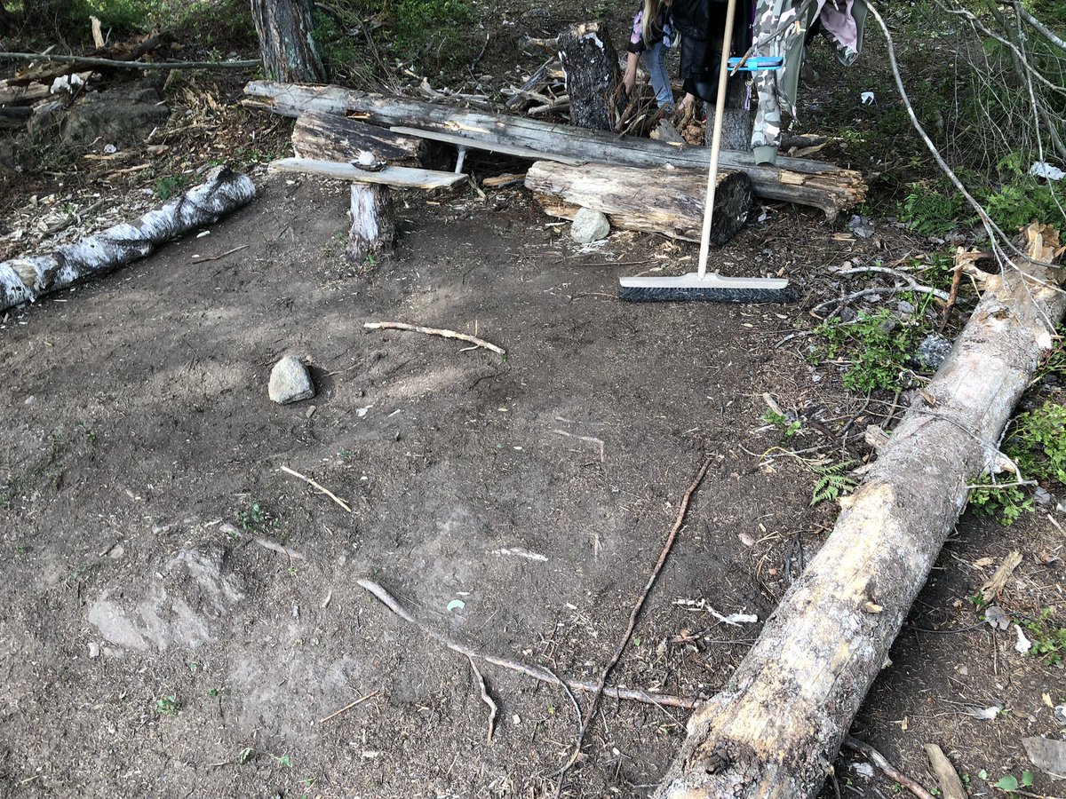 Lektion i lek pågår.