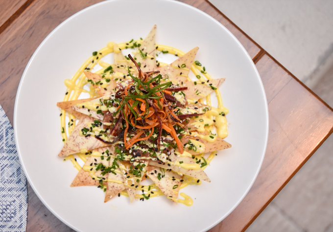 Head down to  <a href="/thechasefo/">The Chase F&O</a> for delicious tuna nachos | crispy taro root, hot mustard, sweet onion &amp; saffron emulsion!
#TorontoEats #Live2U #TorontoFood #TorontoRestos