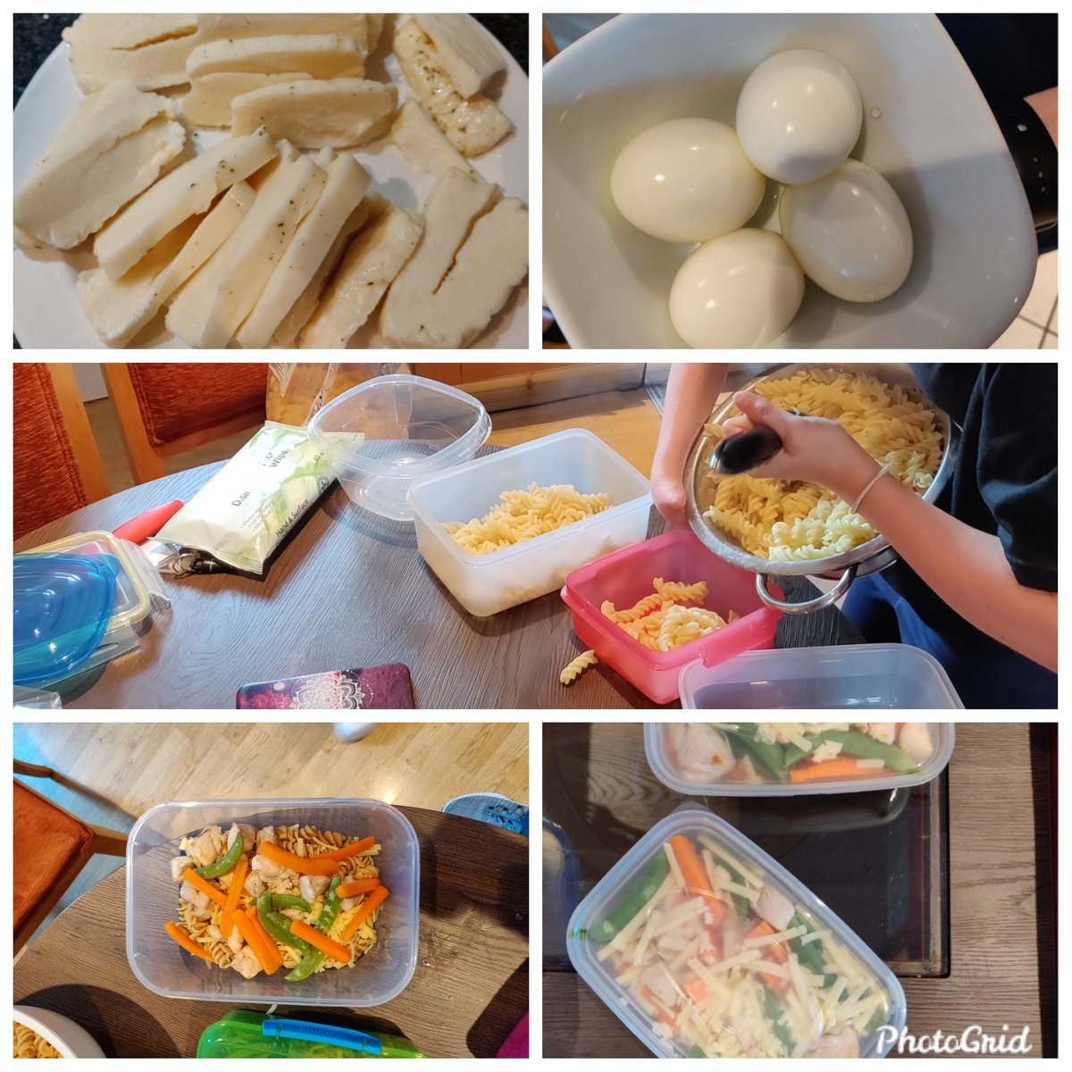 CraigNich's tweet photo. Some of the finished products. Great job by the swimmers. Now for team meal #teamwork #nutrition #ROARIngredients #inspirationscamp https://t.co/5hkxVQcoIi