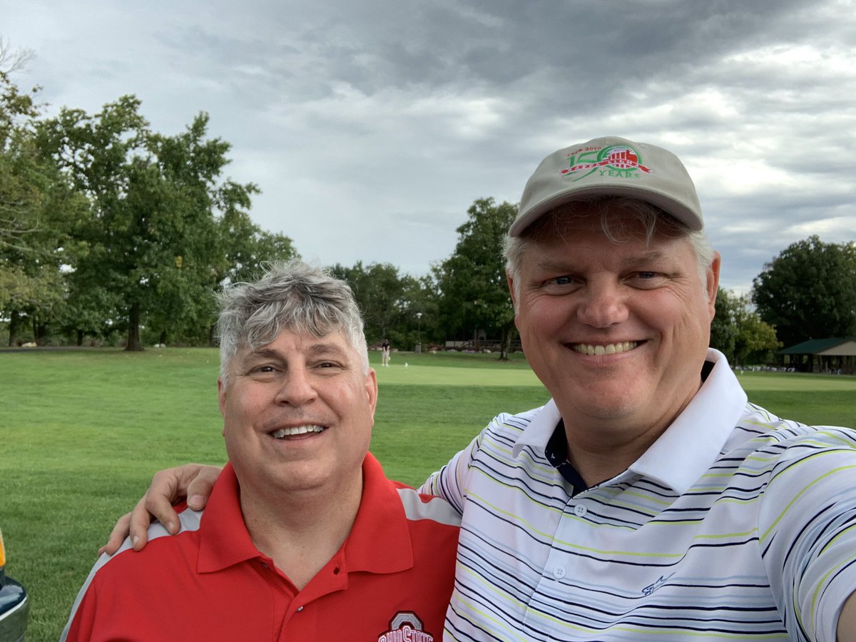WesBrenoh's tweet photo. The 2019 #FrickerCup winners with a net score of 70 best ball format: Brothers Jay Puccio &amp; Wes Bren. #AEKDB @KSTUAA @TheEddieFricker https://t.co/3X9ULdzzhT
