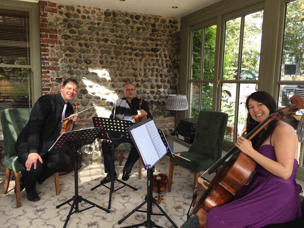 BlytheStringQ's tweet image. A pleasure to be part of Michelle &amp;amp; Jonathan’s #wedding day. And lovely hospitality by the staff at @MorstonHall #northnorfolk #livemusic