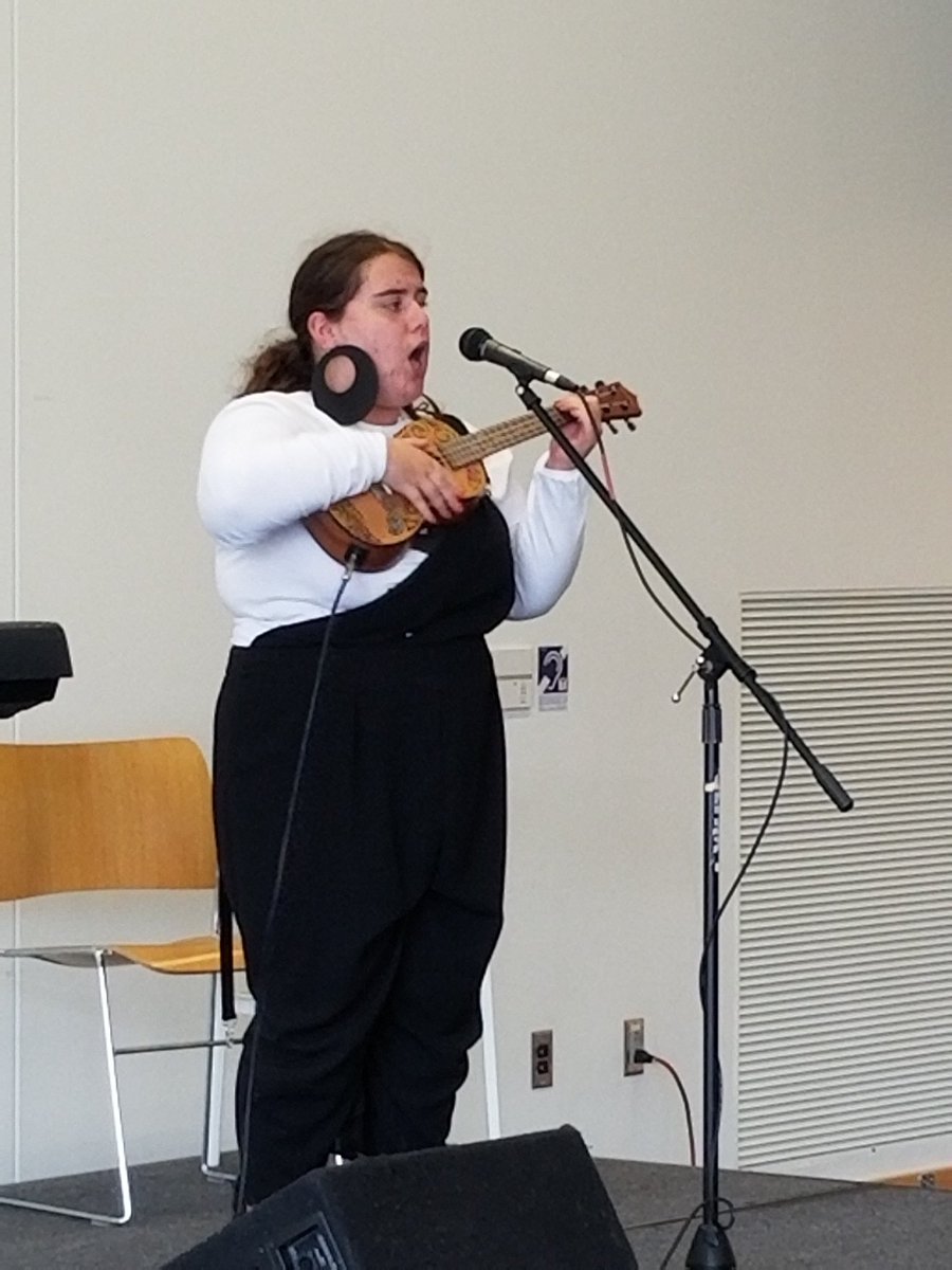 maximumames's tweet photo. The Iowa Women of Rock Showcase, a tradition that goes back to the very first Maximum Ames Music Festival, had started at the #Ames Public Library. @TeriRockonUnder just opened up the show.
#MAMF9 https://t.co/mvmNnbMmpl
