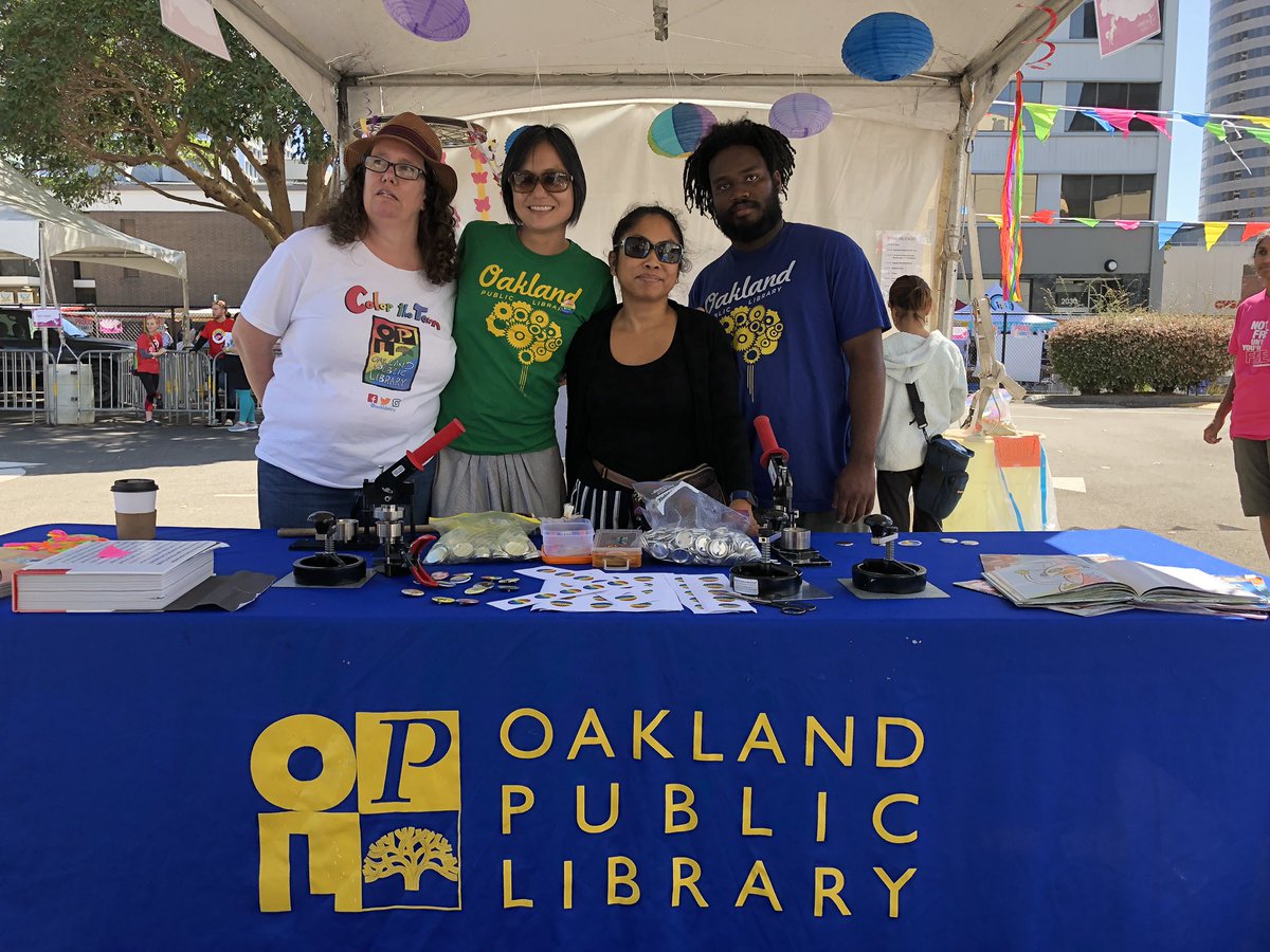 OPLBikeLibrary's tweet image. Ready for buttons and free books??