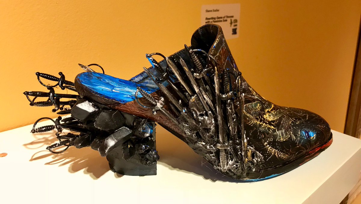 sscalise88's tweet photo. @dfac My #Shoes As #Art Were On Exhibit In #IfTheShowFits Exhibit During this Amazing #FashionShow &amp; #Runway Night At #DunedinFineArtCenter @dfac DFAC #WearableART15 CKOut this Video by Seth Walker Several Of The Looks In this Video Are Going To #NYFW #NYFW19 https://t.co/obAk41OFI2