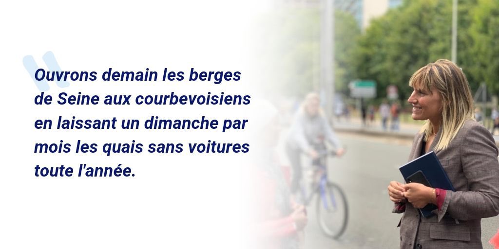 La Seine fait partie du paysage de #Courbevoie, un magnifique espace de nature et d’environnement.
La Seine demain à Courbevoie : un lieu vert, plus respirable, un lieu pour le vélo, le roller, la trottinette, pour les familles et les enfants, un lieu pour tous les courbevoisiens
