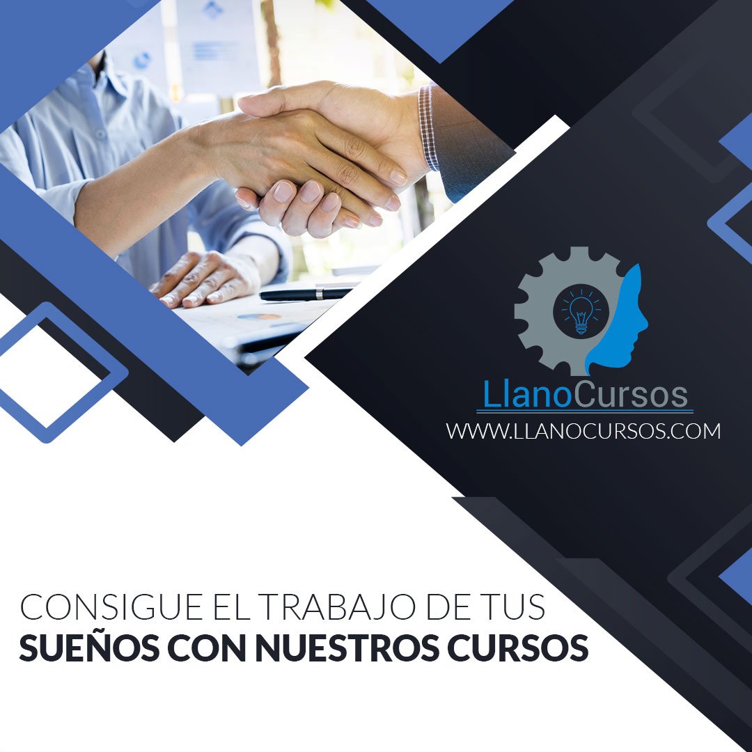 Conseguir el empleo de tus sueños es posible capacitándote y en Llanocursos te ayudamos de una manera fácil, rápida y desde dónde te encuentres con sólo una suscripción en nuestra plataforma.

#llanosoftsystems #LlanoCursos #cursosonline #elearning #BIM