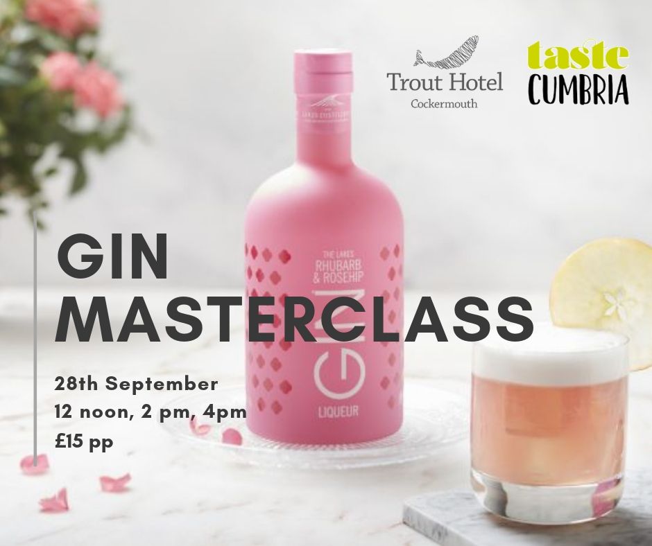 🍸 We're really excited to host our Gin Masterclass alongside experts from The Lakes Distillery this month! If you'd like to join us on <a href="/tastecumbria/">Taste Cumbria</a> weekend, we ask for a pre-payment of £15 to reserve your place.  

To book, 📞 us on 01900 823 591. #gin #weekend #lakesdistillery
