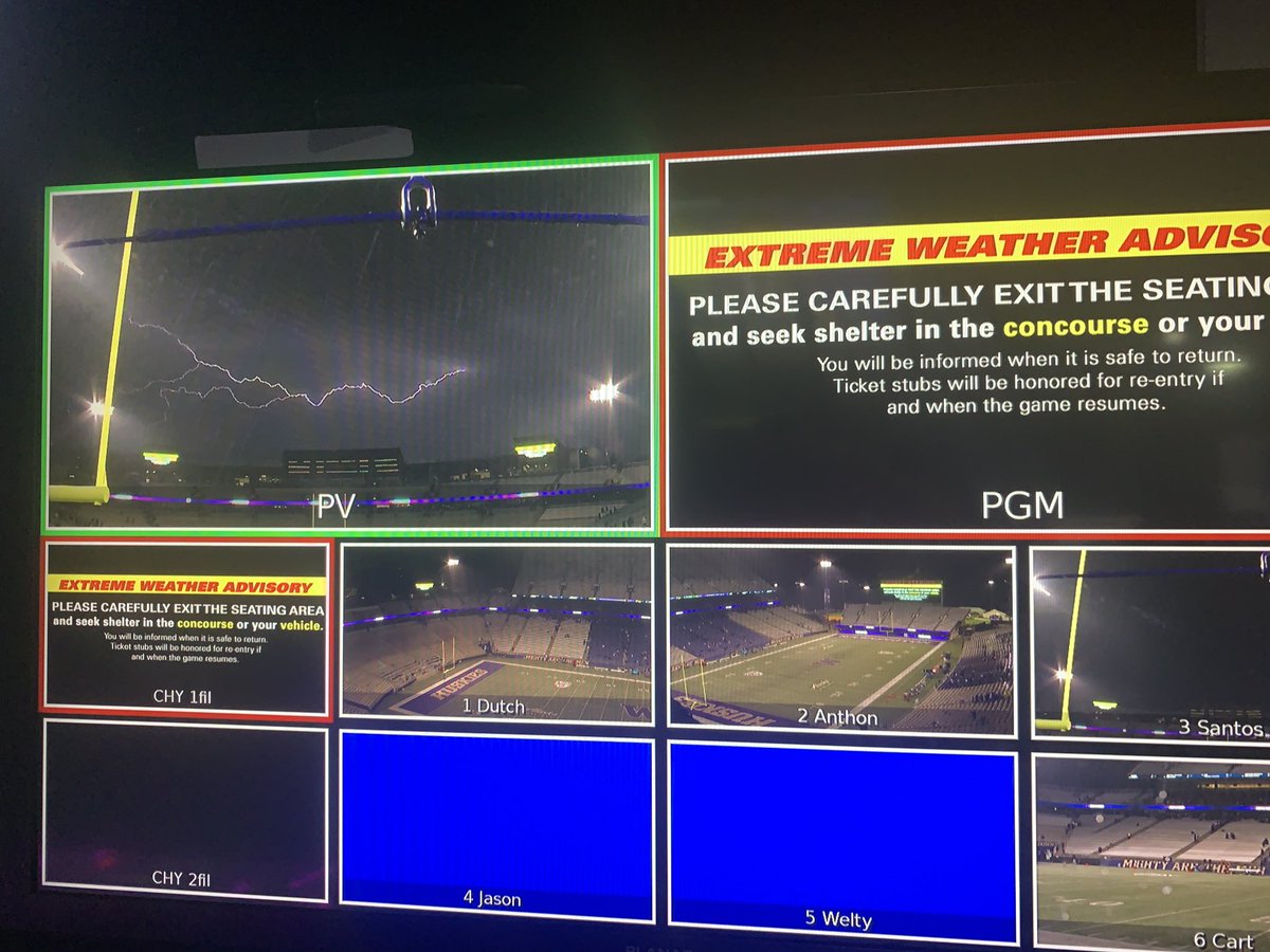 UW Video (@uwvideo) on Twitter photo The UW Video crew put in some extra hours for the weather related game delay last night but captured some pretty awesome images from the control room. <a href="/uw_football/">Washington Football</a> <a href="/UWAthletics/">Washington Athletics</a> <a href="/UW/">University of Washington</a> #pnwweather #thunderstorm #godawgs The UW Video crew put in some extra hours for the weather related game delay last night but captured some pretty awesome images from the control room. <a href="/uw_football/">Washington Football</a> <a href="/UWAthletics/">Washington Athletics</a> <a href="/UW/">University of Washington</a> #pnwweather #thunderstorm #godawgs